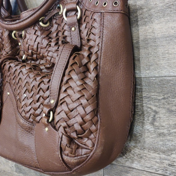 Cole Haan Handbag Leather Woven - Picture 9 of 16